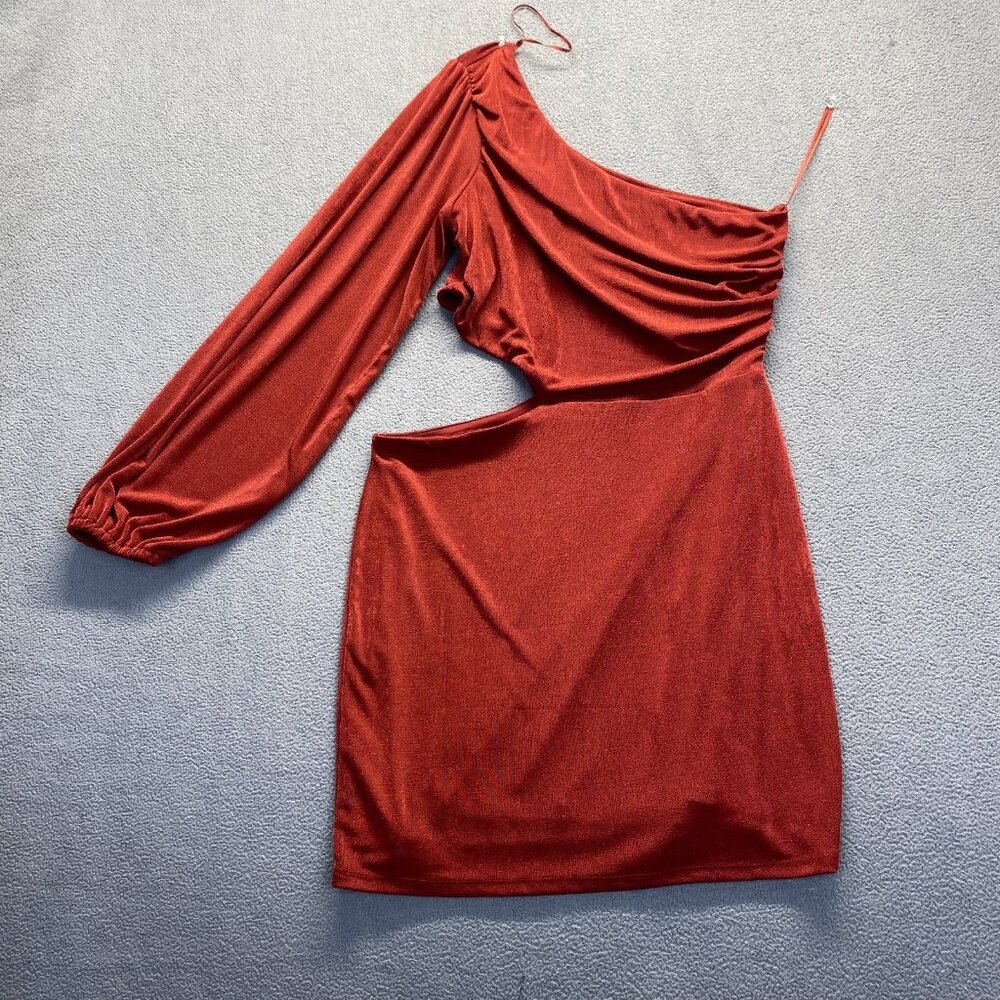 Women’s Francesca's ,mi ami  Bodycon Mini Dress Red Size Large Cocktail,Stretch